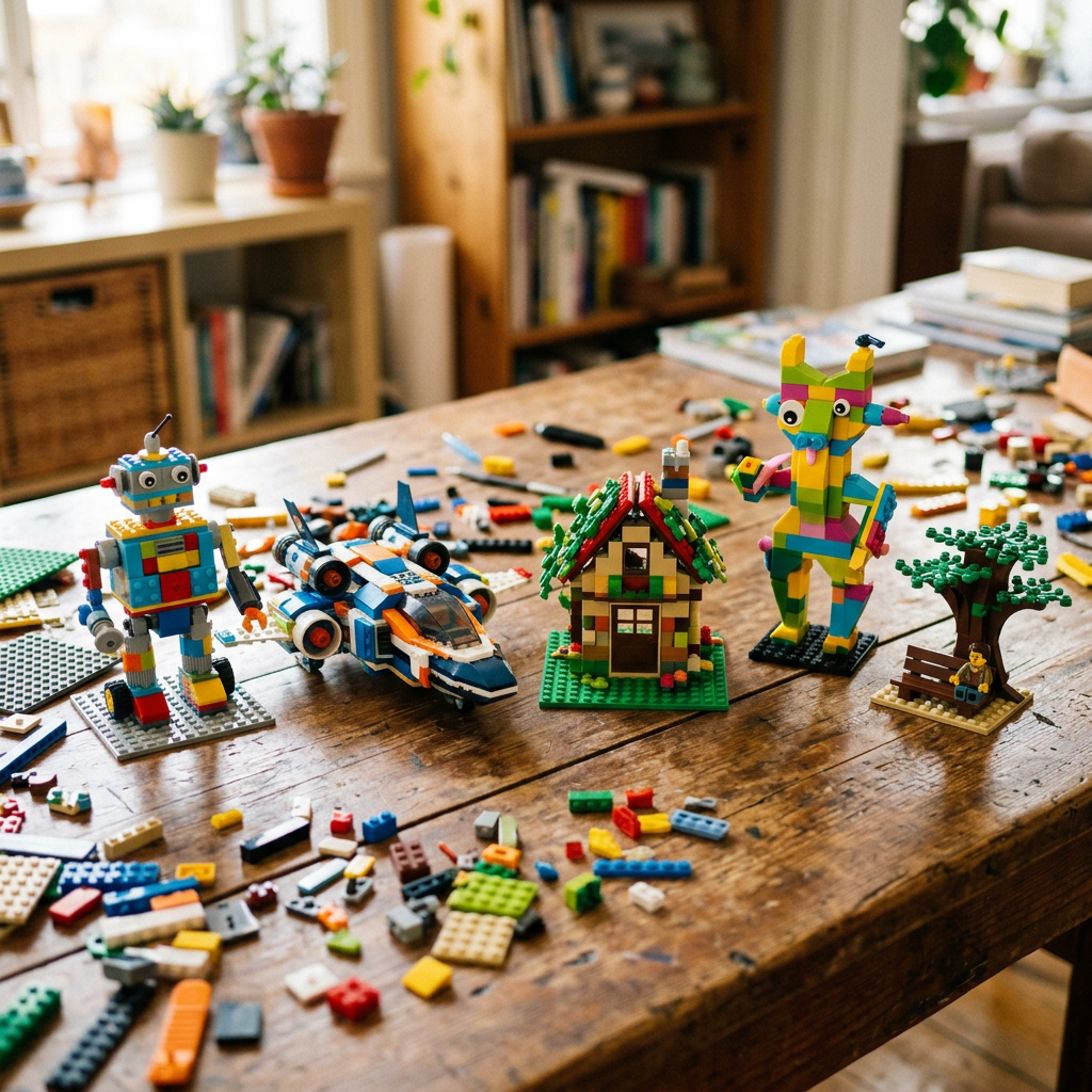 Everyone Bought the Same Lego Set. The Strategy Is in How They Snap It Together.